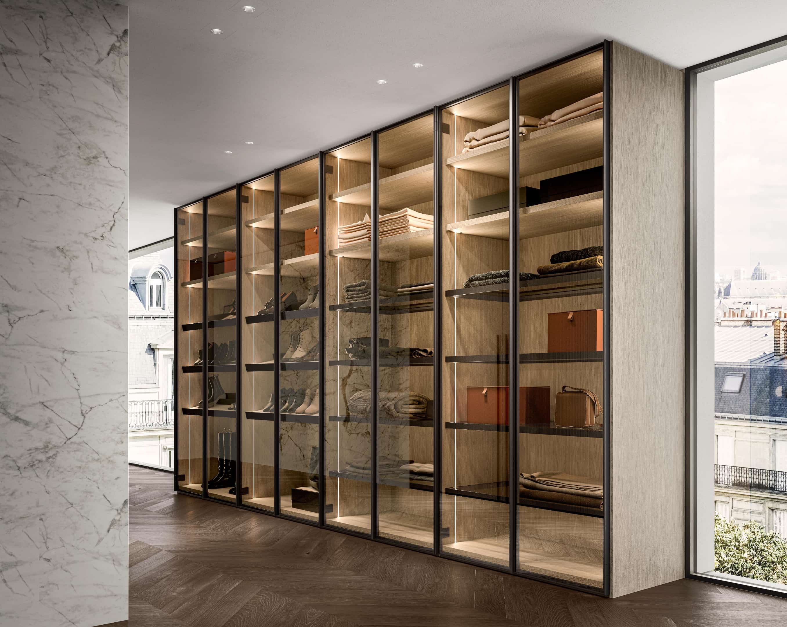 Glass doors 